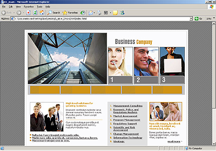 Website Template #7616