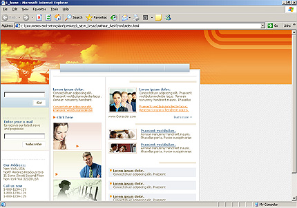 Website Template #7632
