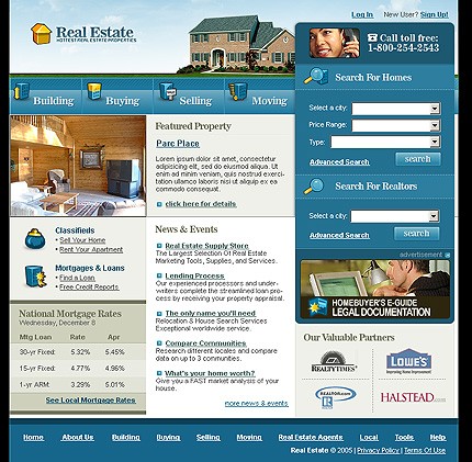 Website Template #7643