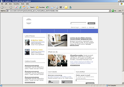 Website Template #7655