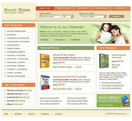 Website Template #7673