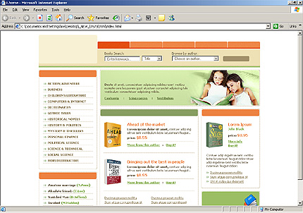 Website Template #7673
