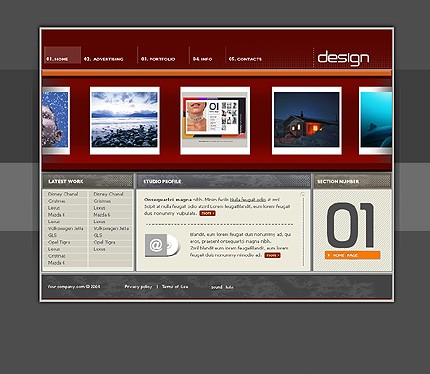 Website Template #7735