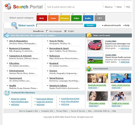 Website Template #7749