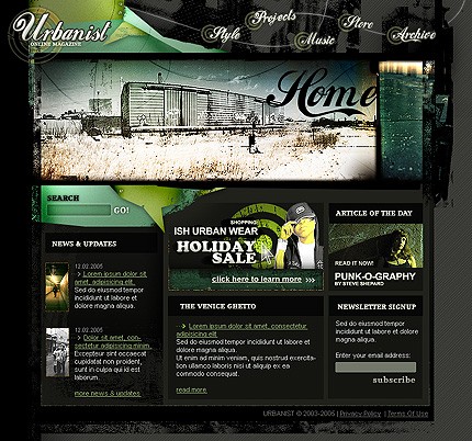 Website Template #7816