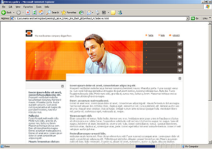 Website Template #7841