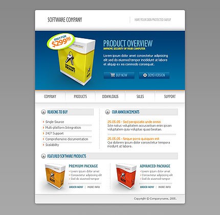 Website Template #7848