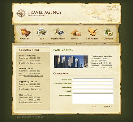 Website Template #7868