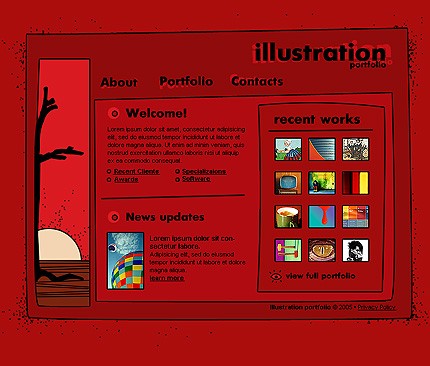 Website Template #7891