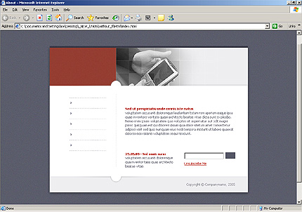 Website Template #7905