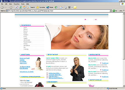 Website Template #7991