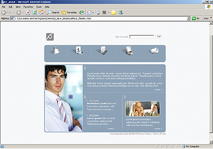 Website Template #8006