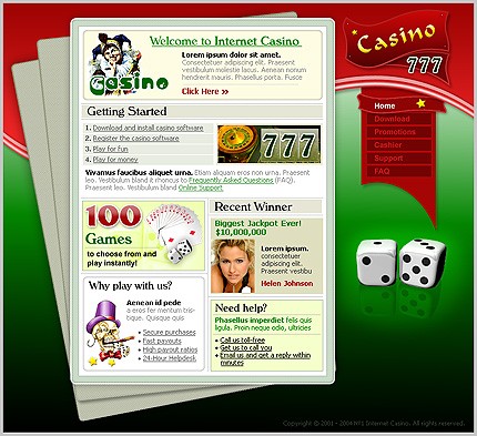 Website Template #8012