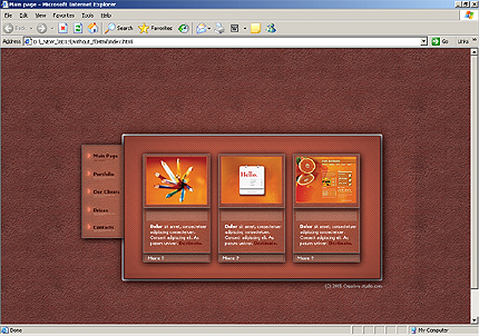 Website Template #8013