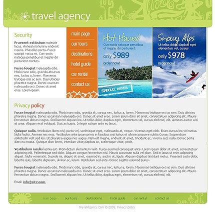 Website Template #8025