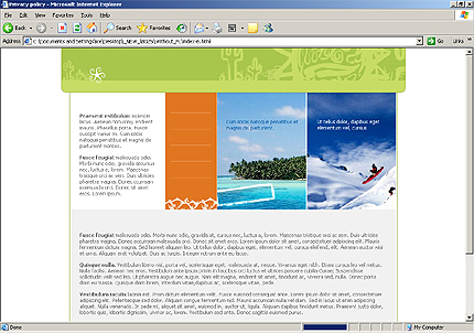 Website Template #8025
