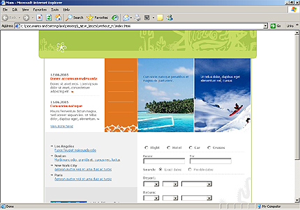 Website Template #8025