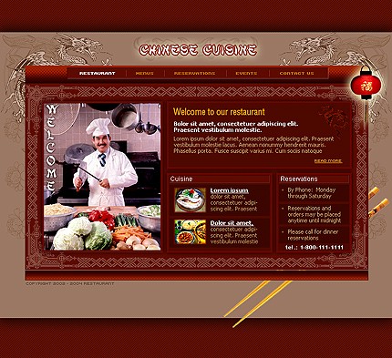 Website Template #8031