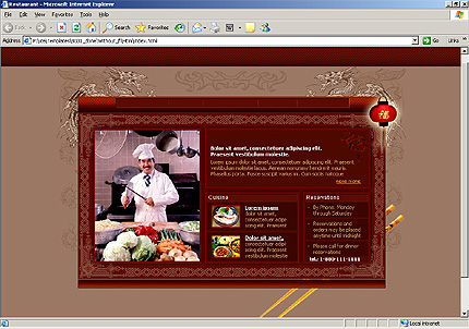 Website Template #8031