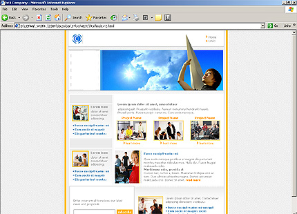 Website Template #8109