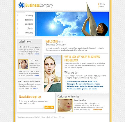 Website Template #8109