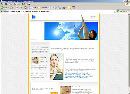 Website Template #8109