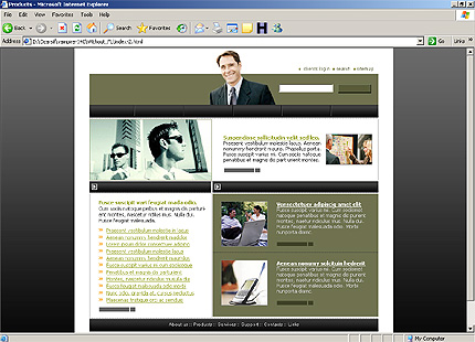 Website Template #8112