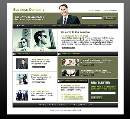 Website Template #8112