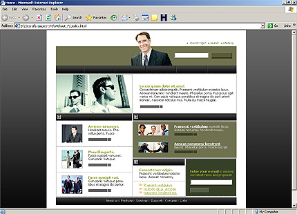 Website Template #8112