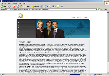 Website Template #8119