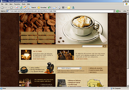 Website Template #8135