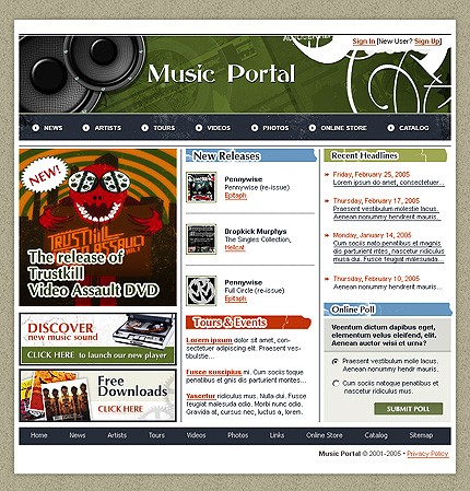 Website Template #8155