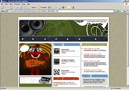 Website Template #8155