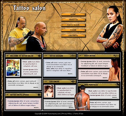 Website Template #8161