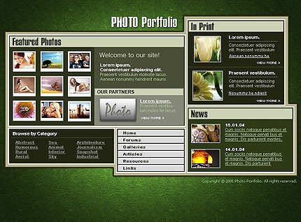 Website Template #8166