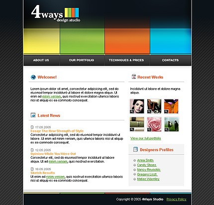 Website Template #8172