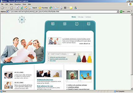 Website Template #8197