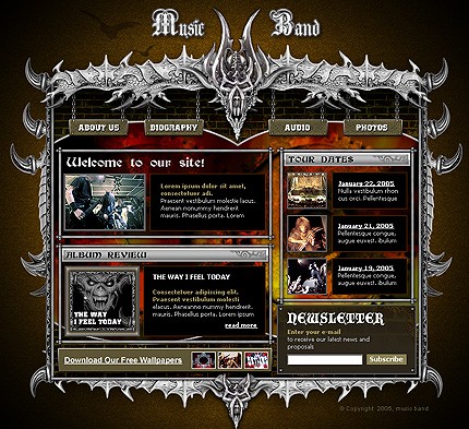Website Template #8198