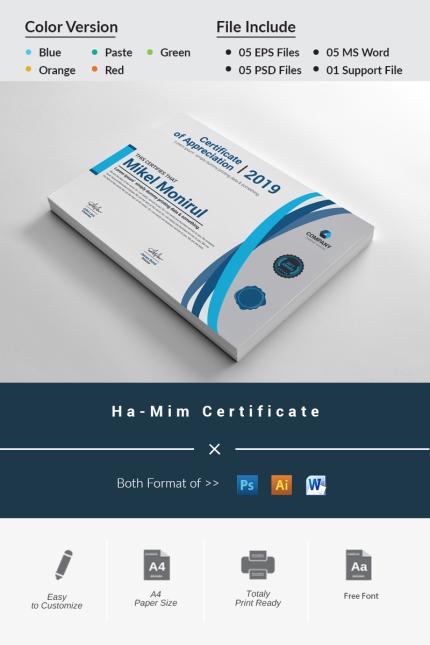 Certificat Templates