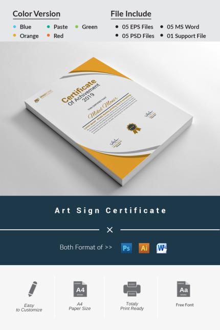 Certificat Templates