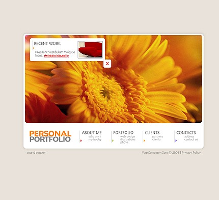 Website Template #8204