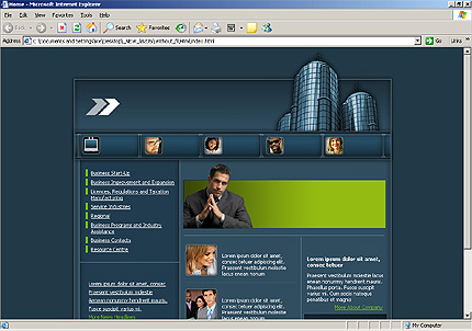 Website Template #8205