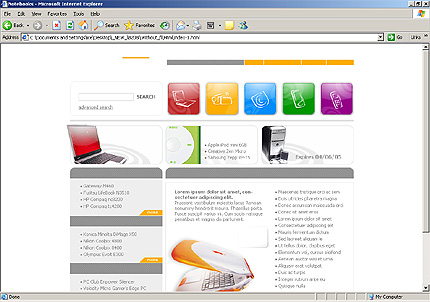 Website Template #8208