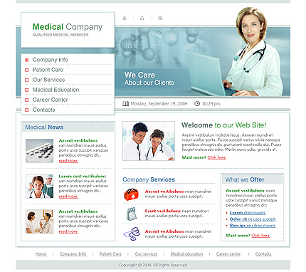 Website Template #8224