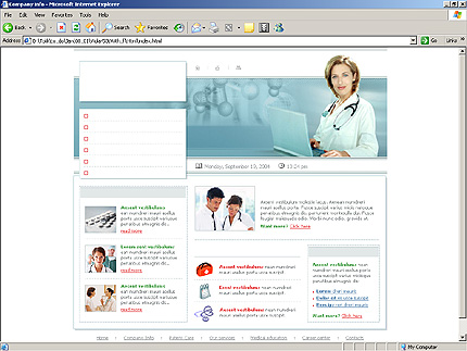 Website Template #8224