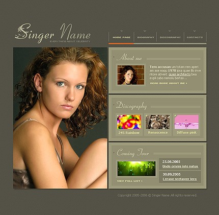 Website Template #8228