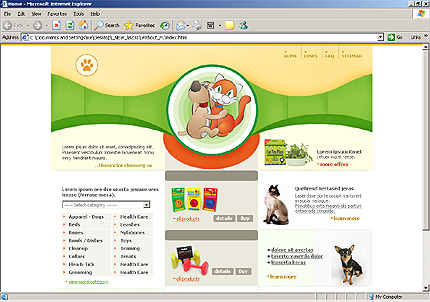 Website Template #8231