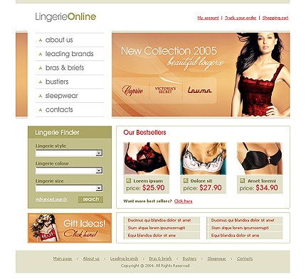 Website Template #8235