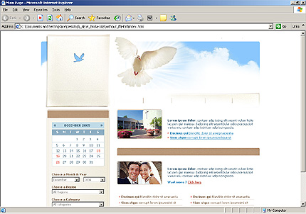 Website Template #8250