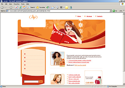 Website Template #8257